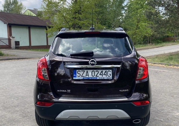 Opel Mokka cena 53600 przebieg: 134102, rok produkcji 2017 z Zawiercie małe 352